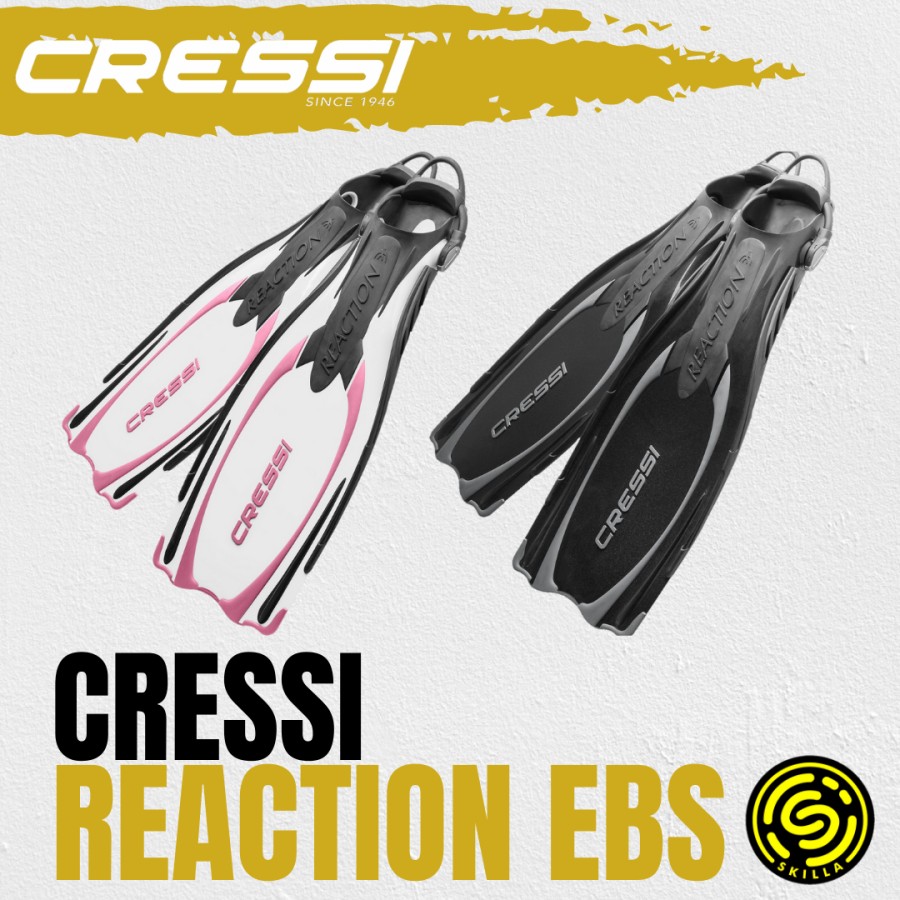 Cressi Reaction EBS Open Heel Diving Fin