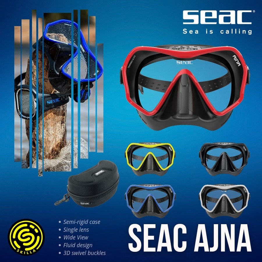 SEAC AJNA Scuba Diving Dive Mask