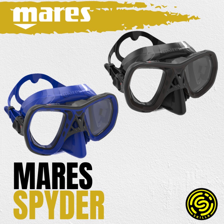Mares Spyder Mask Freediving Spearfishing Low Volume