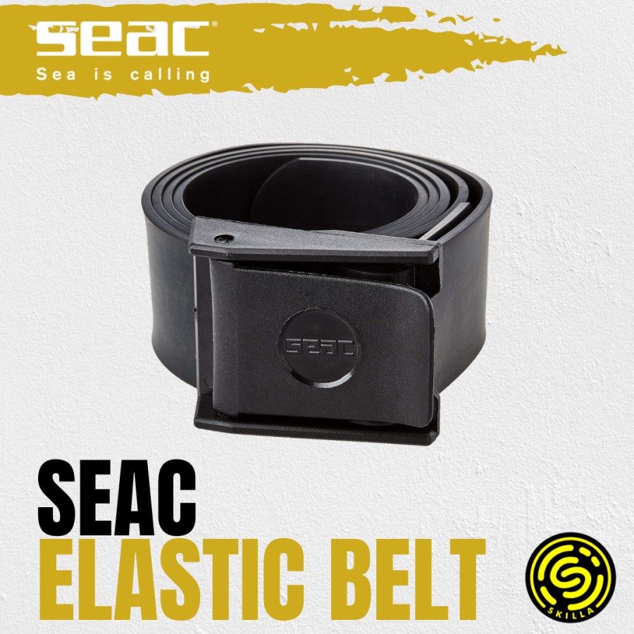 Seac Elastic Rubber Belt with Nylon Buckle