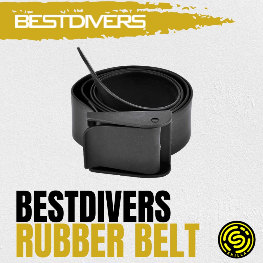 Bestdivers Rubber Belt with Nylon Buckle