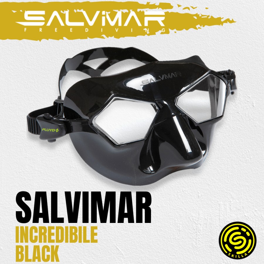 Salvimar Fluyd Incredibile Black Freediving Mask