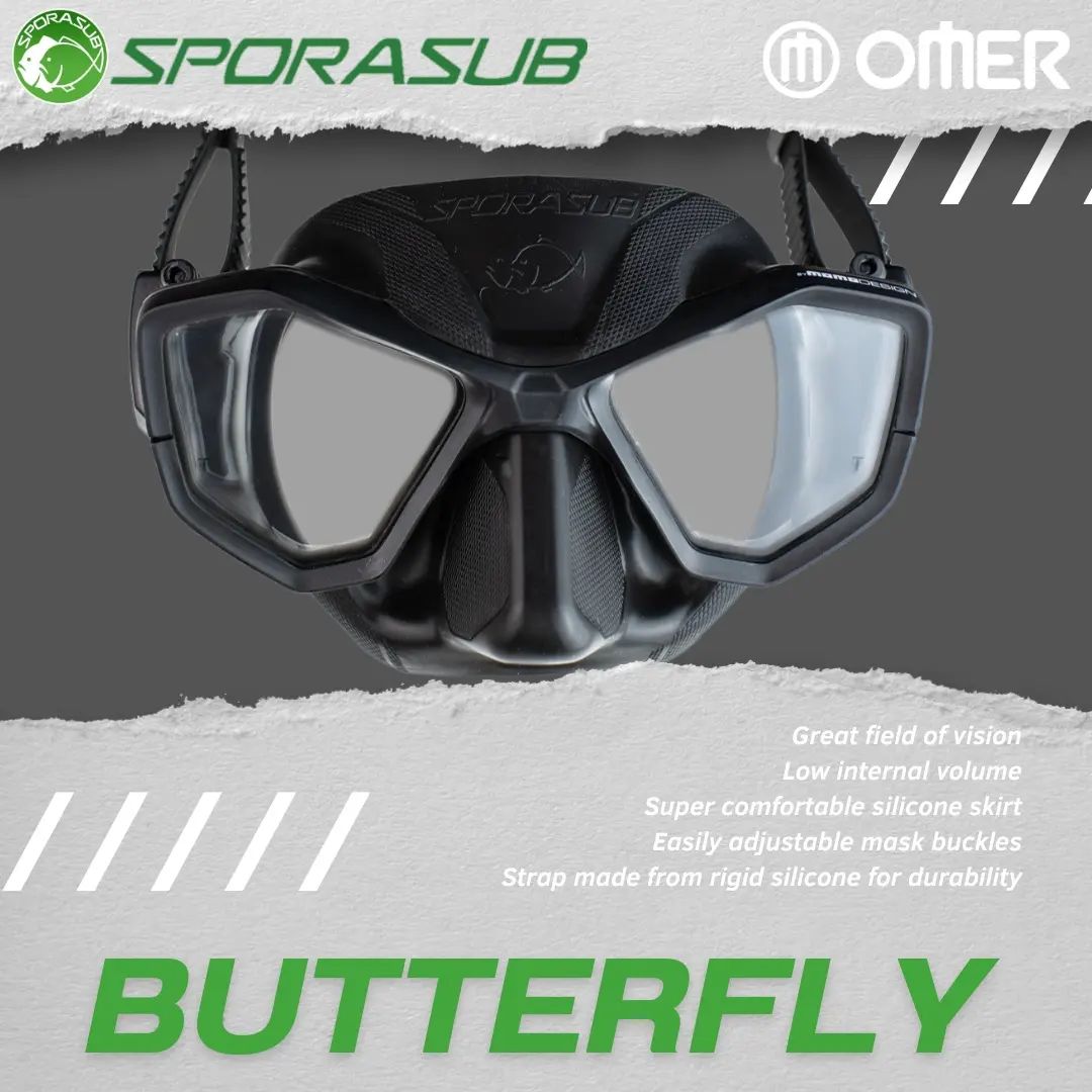 Sporasub Butterfly Freediving Low Volume Mask