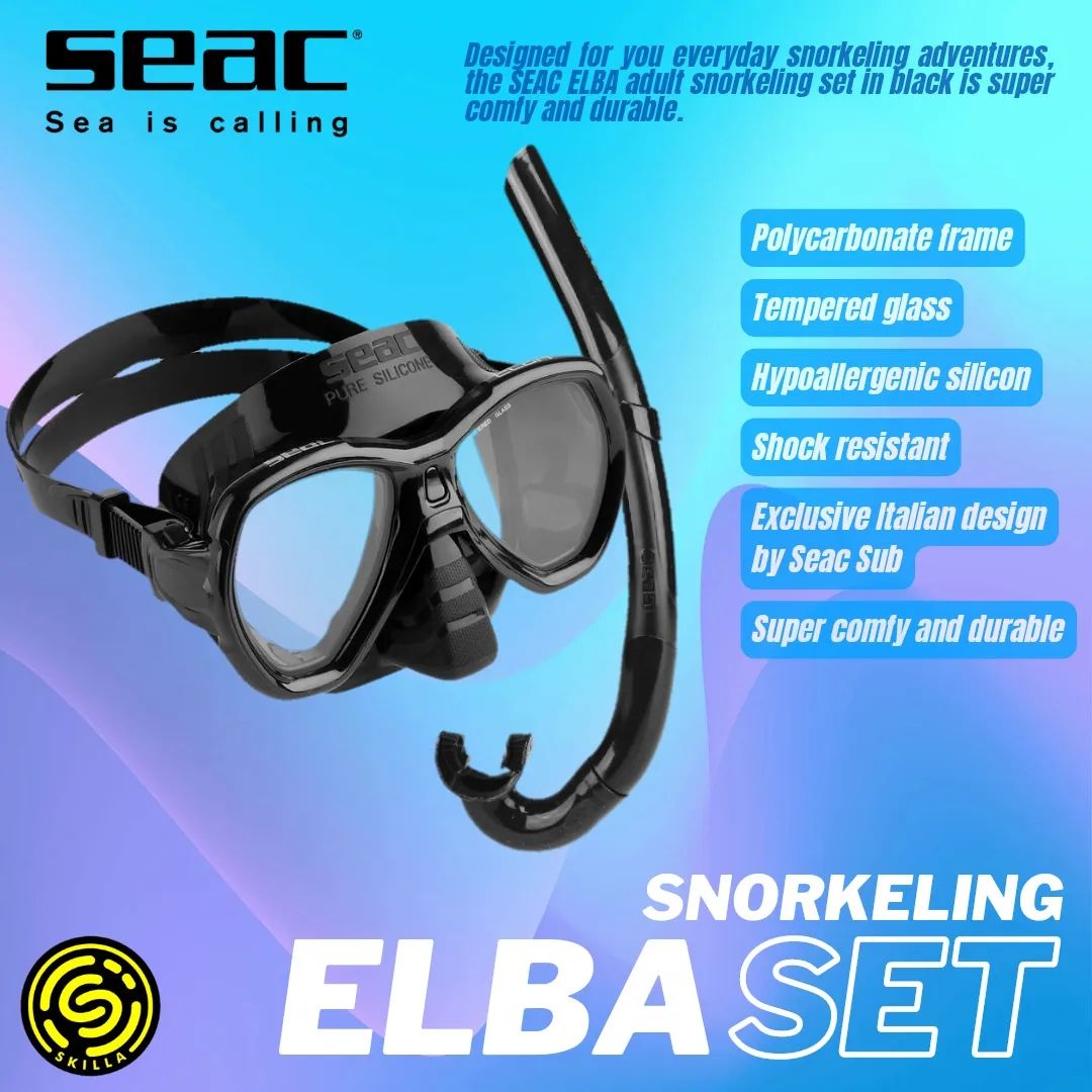 SEAC Elba Jet Combo Mask Snorkel