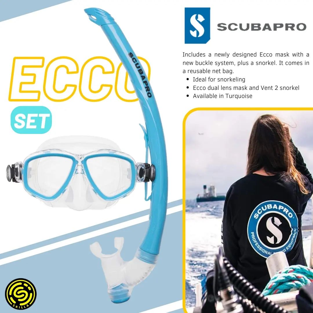 Scubapro Ecco Snorkeling Set Masker &amp; Snorkel