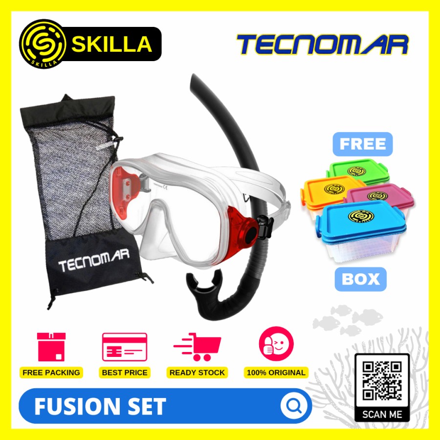 Tecnomar Fusion Set Masker &amp; Snorkel