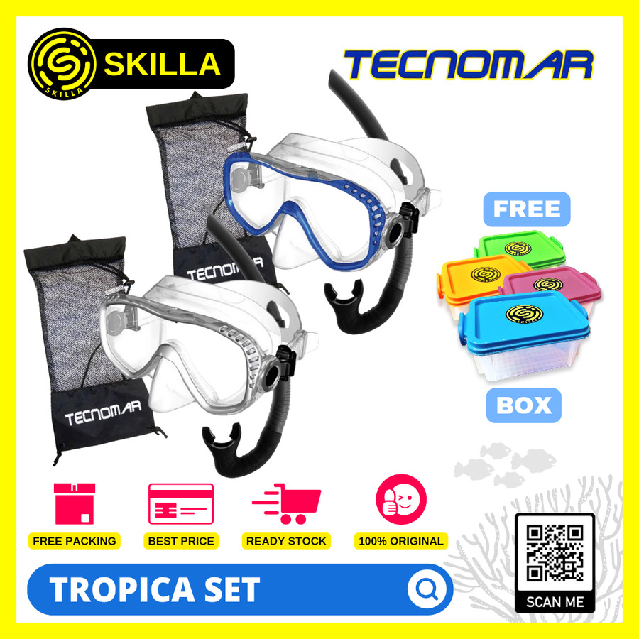 Tecnomar Tropica Set Mask &amp; Snorkel
