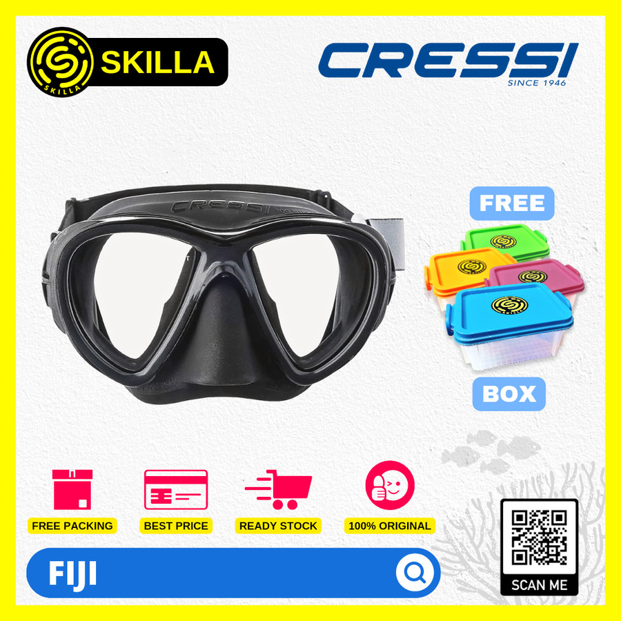 Cressi Fiji Black Dive Mask