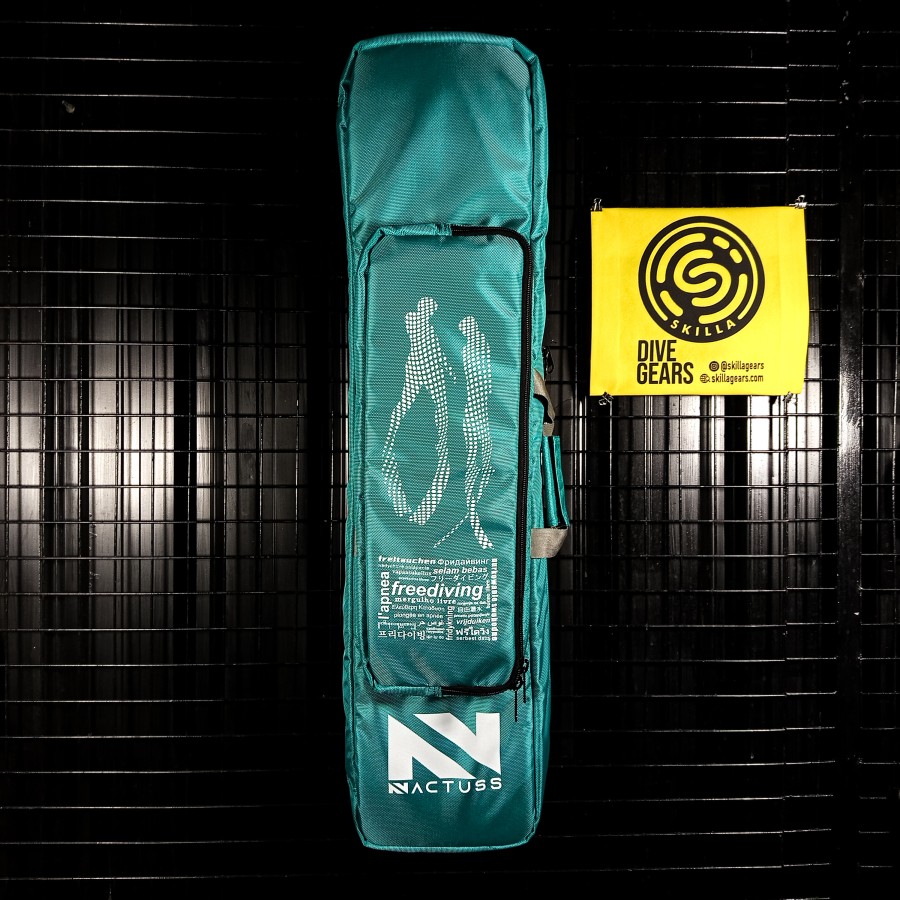 Nactuss Protekt Semi Hardcase (SHC) Long Fins Bag - Aquamarine