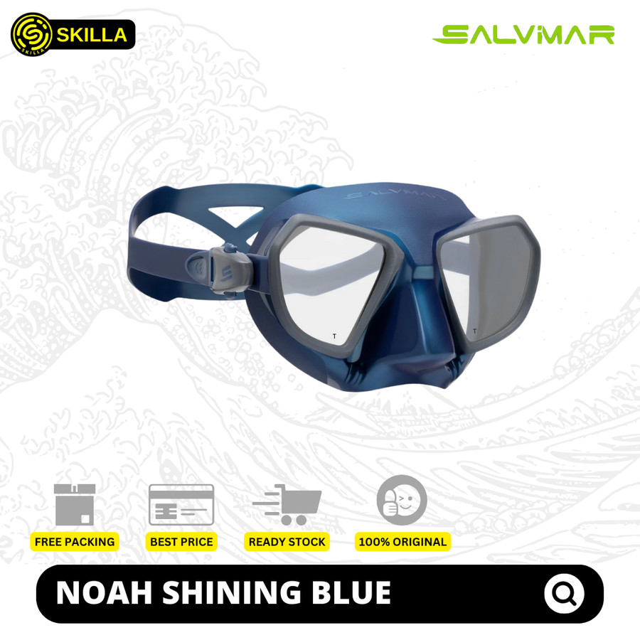 Salvimar Noah Shining Blue-Grey Freediving Mask