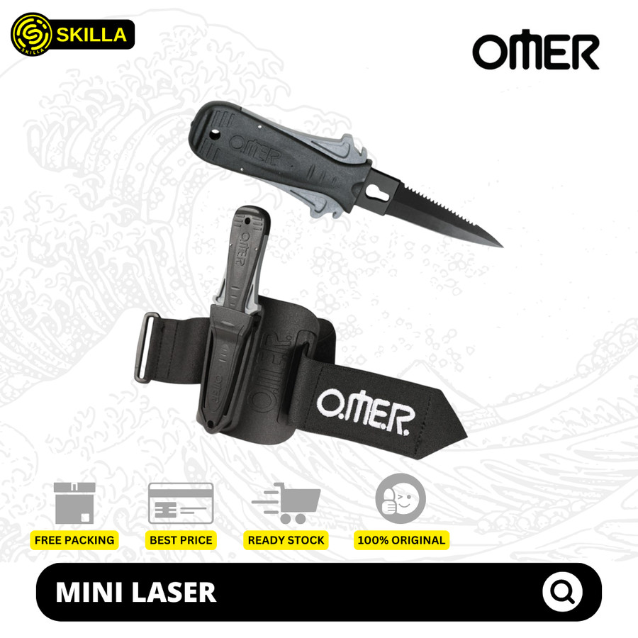 Omer Mini Laser Diving Knife Freediving Spearfishing