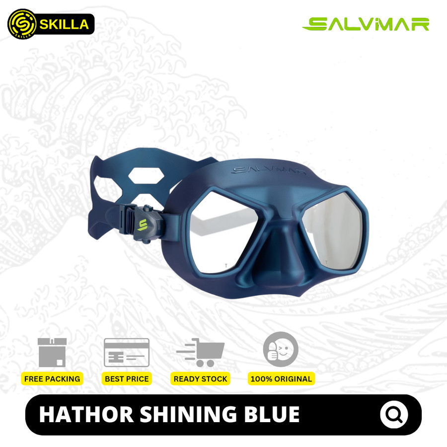 Salvimar Hathor Mask Freediving Spearfishing - Shining Blue