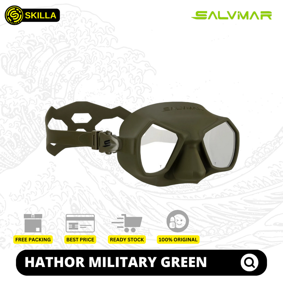 Salvimar Hathor Mask Freediving Spearfishing - Hijau