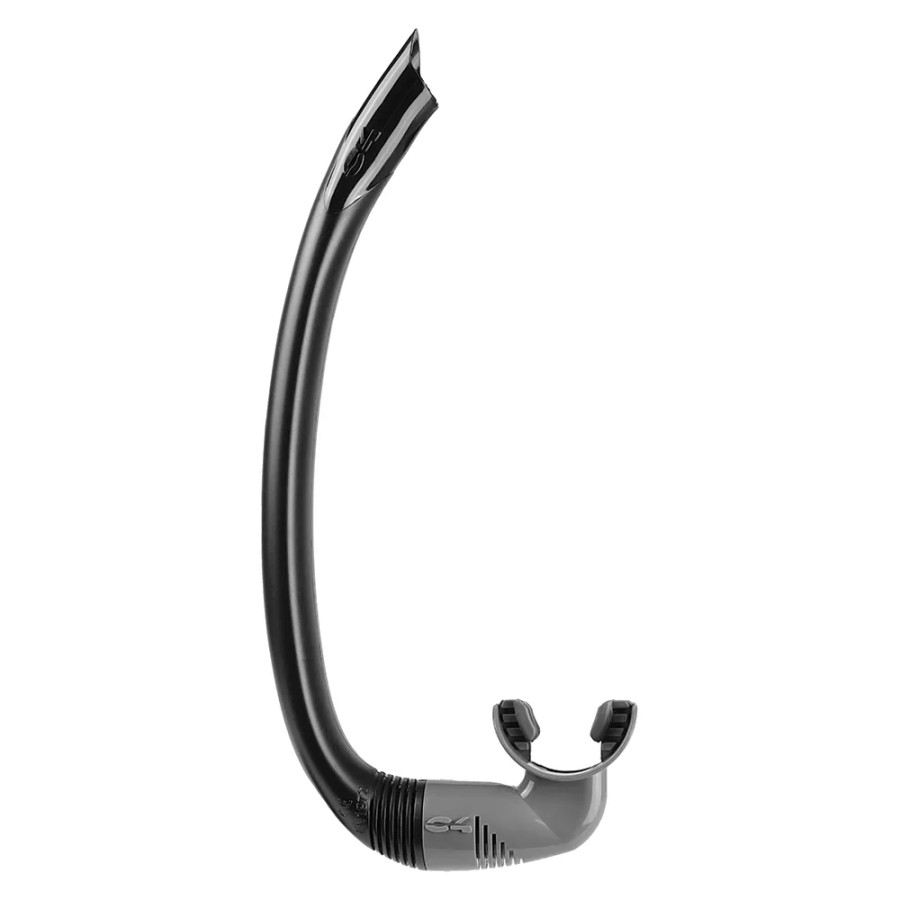 C4 Scirocco Snorkel Freediving Spearfishing - Hitam