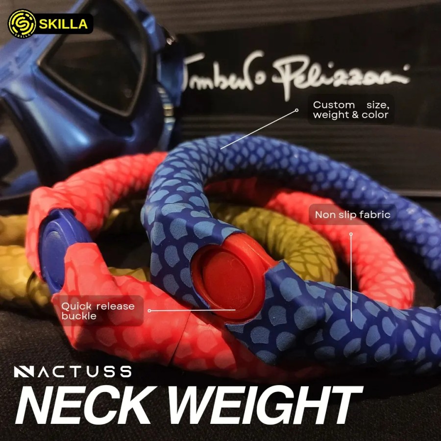 Nactuss Custom Neck Weight Freediving 1 kg