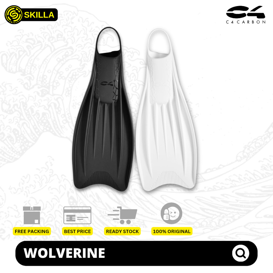 C4 Wolverine Freediving Training Fins